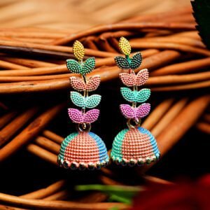 long silver earrings
