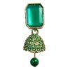 Dark Green designed Earing