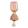 Pink colored earring